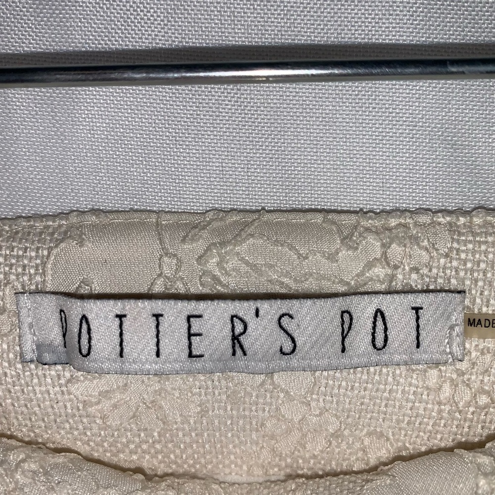 Potters Pot Gold Chain Detail Mini Skirt - Picture 6 of 7